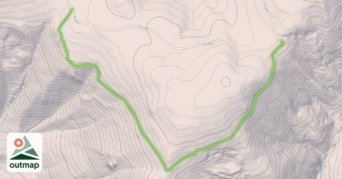 Map of FS 644