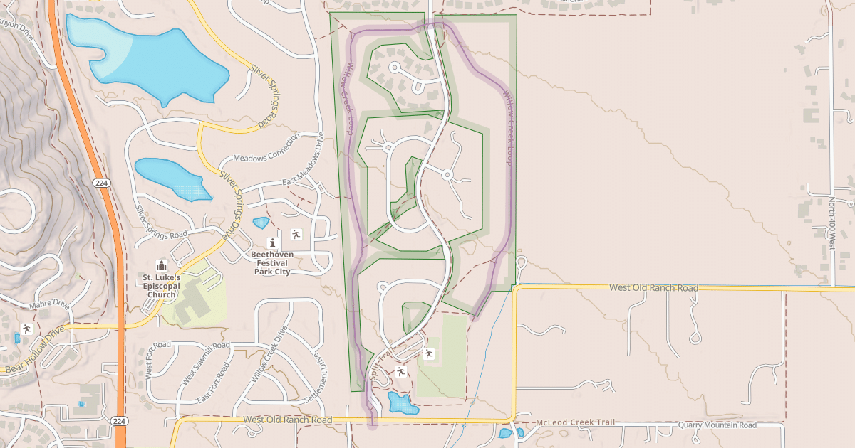 Map preview of Willow Creek Loop