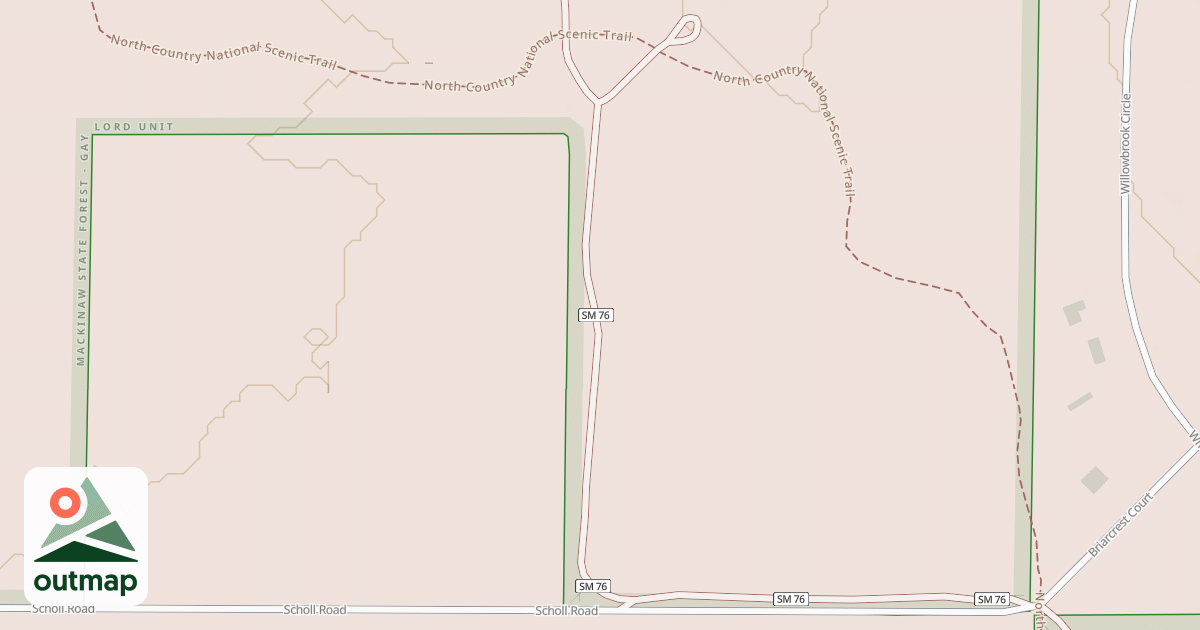 Map of Lp4;lp76