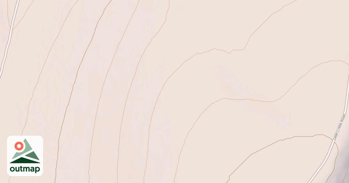 Map of CORAL CREEK RIDGE