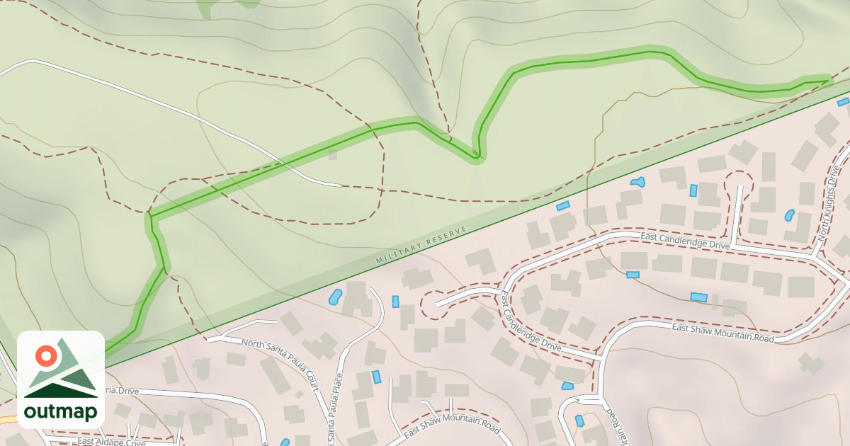 Map of #25A Eagle Ridge Loop
