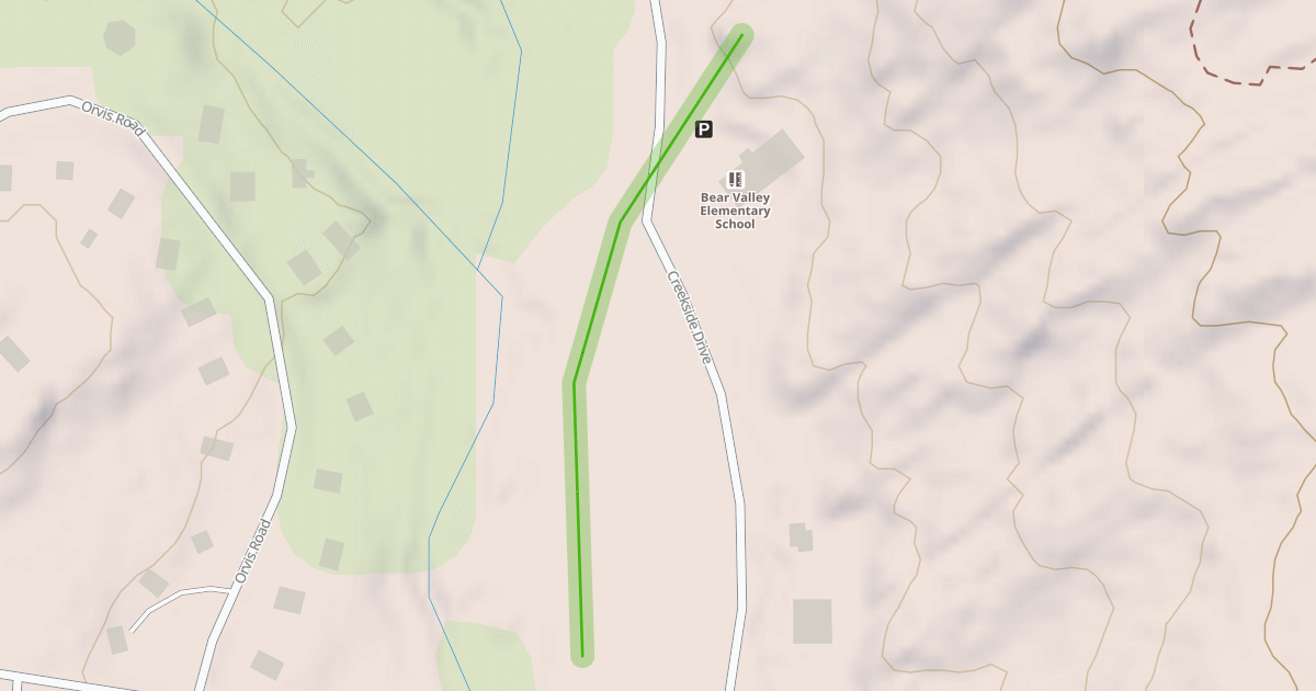 Map preview of Greg's Way