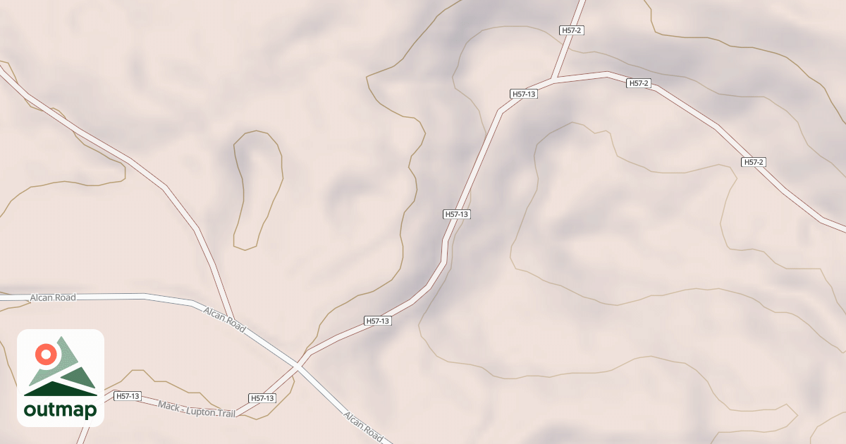 Map of Mack - Lupton Trail