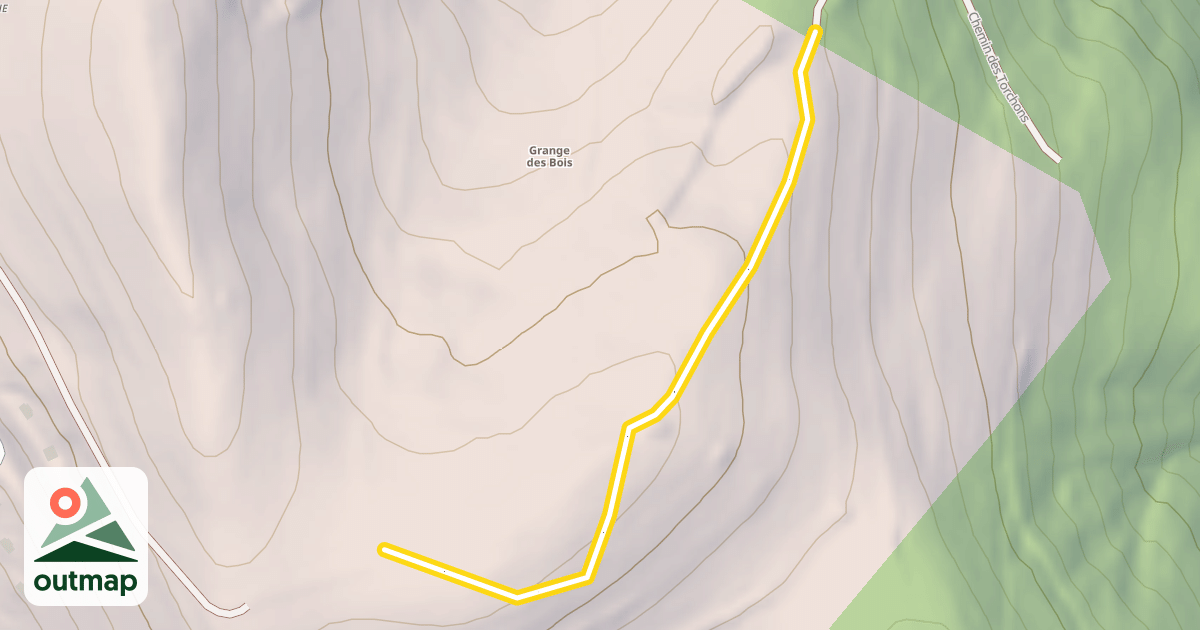 Map of La Grange des Bois