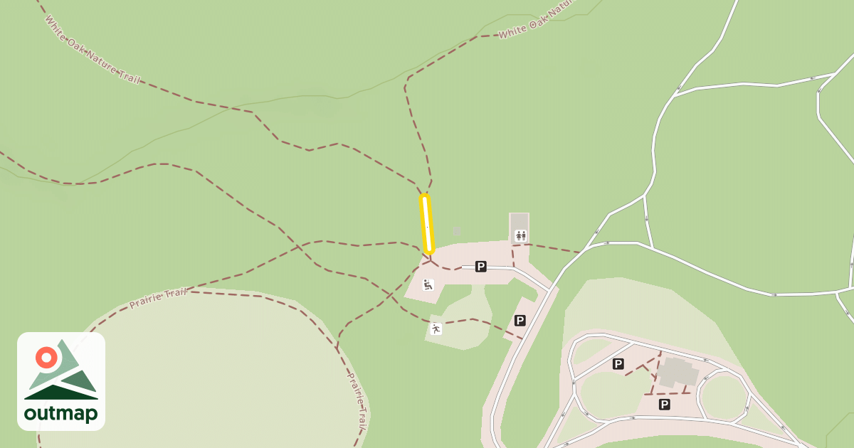 Map of White Oak Nature Trail