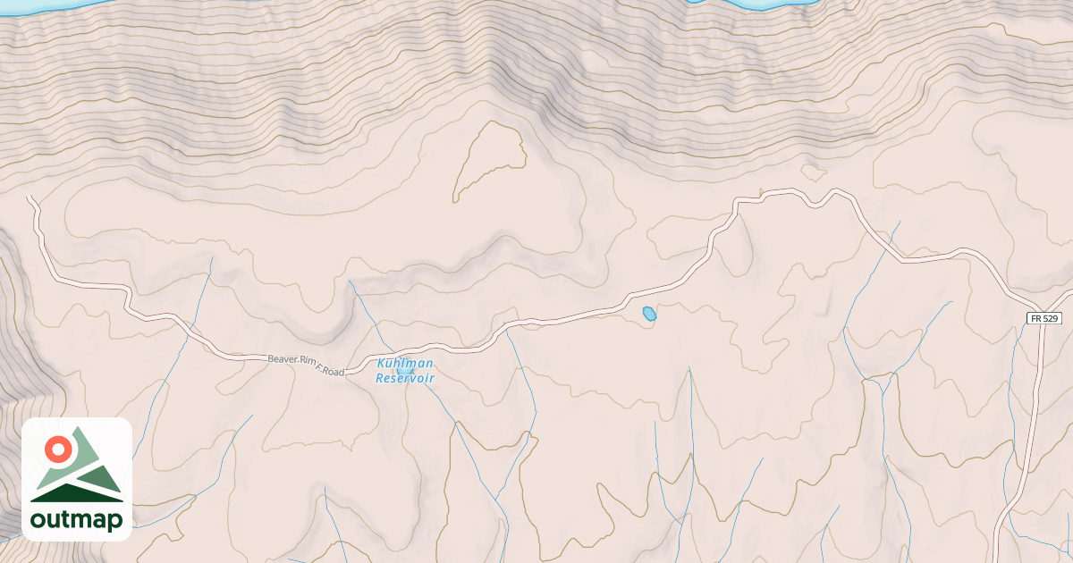 Map of BEAVER RIM F