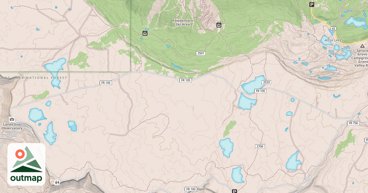 Map of ANDERSON RESERVOIRS