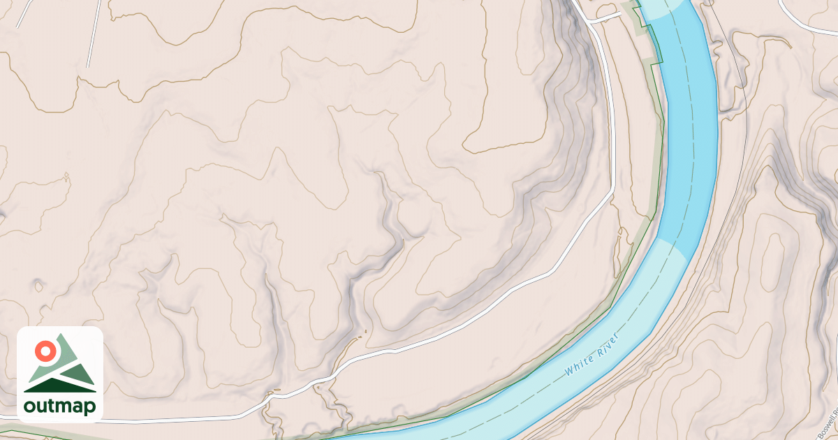 Map of DORSEY SOUTH