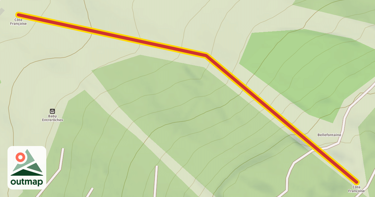 Map of Côte Françoise
