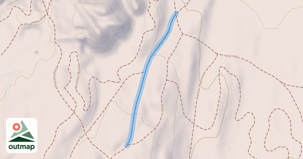 Map of Heifier Pasture
