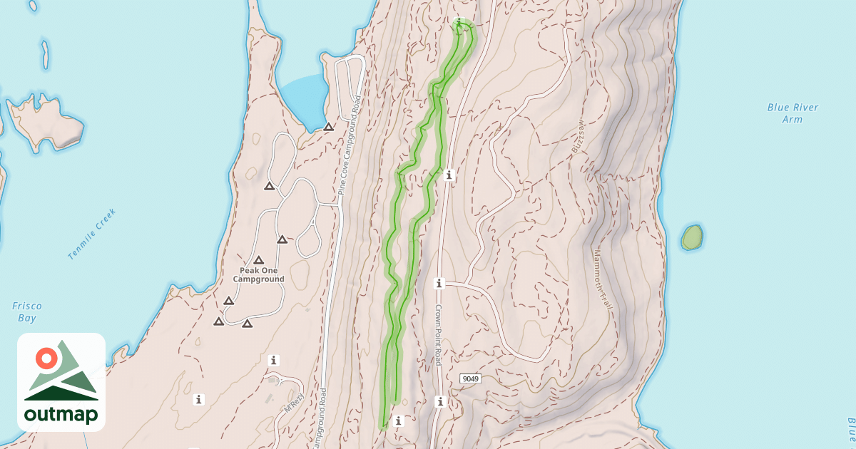 Map of Jody's Loop