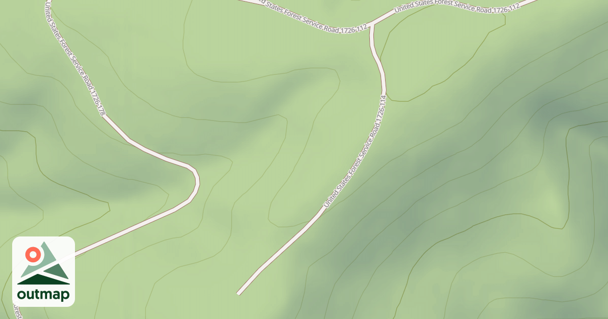 Map of USFS Motor Vehicle Use Map Roads {2BAC18EC-5F96-4153-AD2B-C08C97D71065}