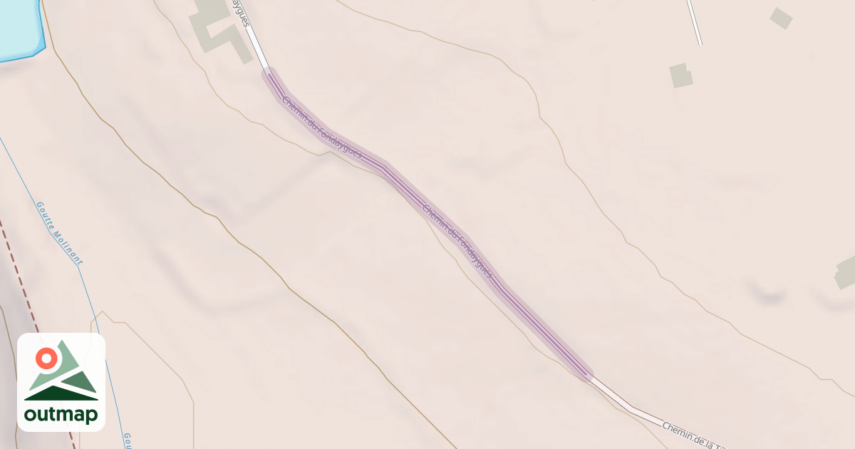 Map of Chemin du Fondaygues