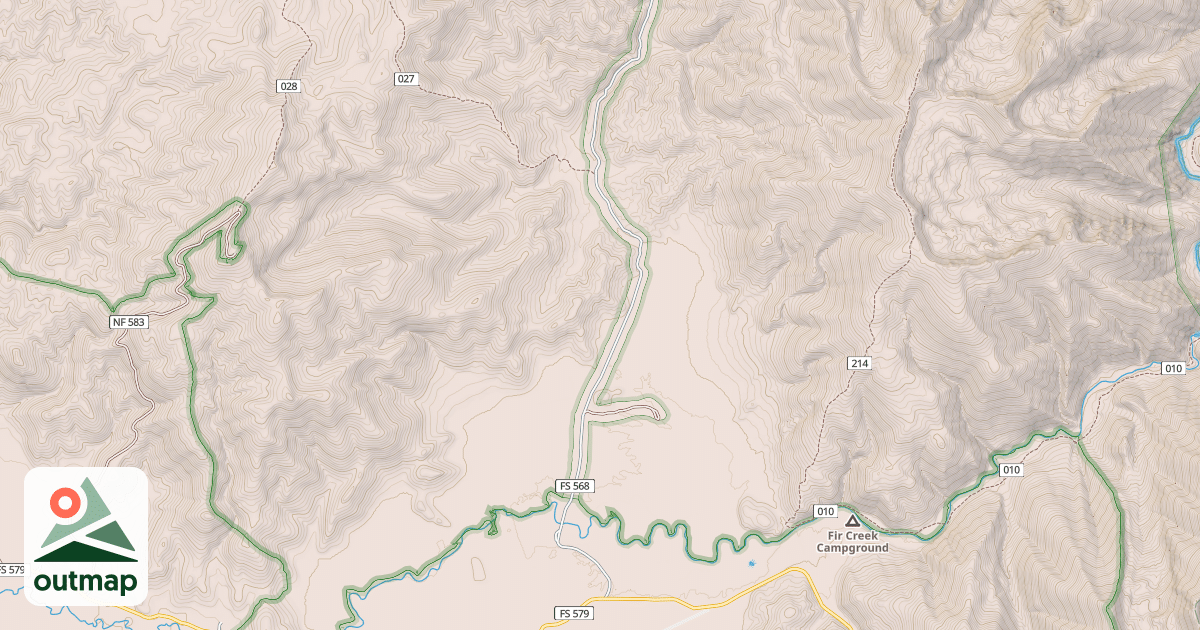Map of Boundry Creek Road Corridor