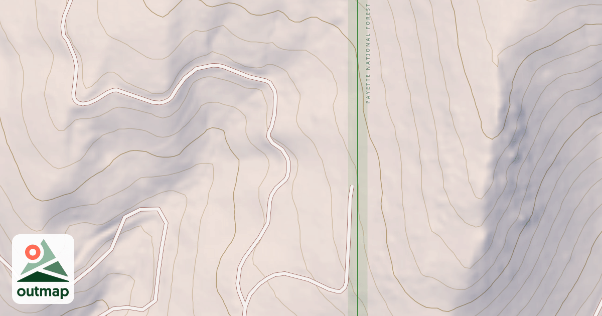 Map of CABIN SPUR
