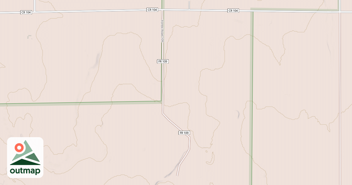 Map of ROAD 109