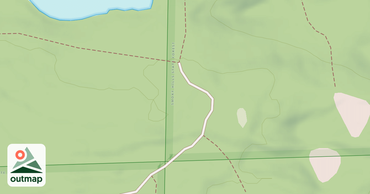 Map of Smoky Hills