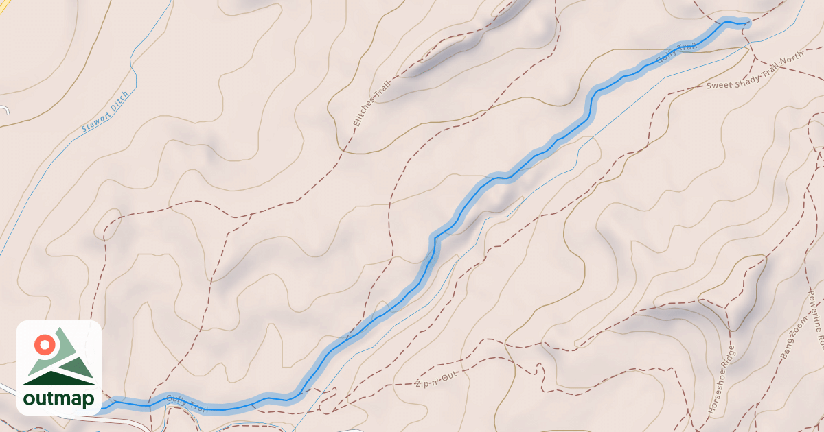 Map of Gully Trail