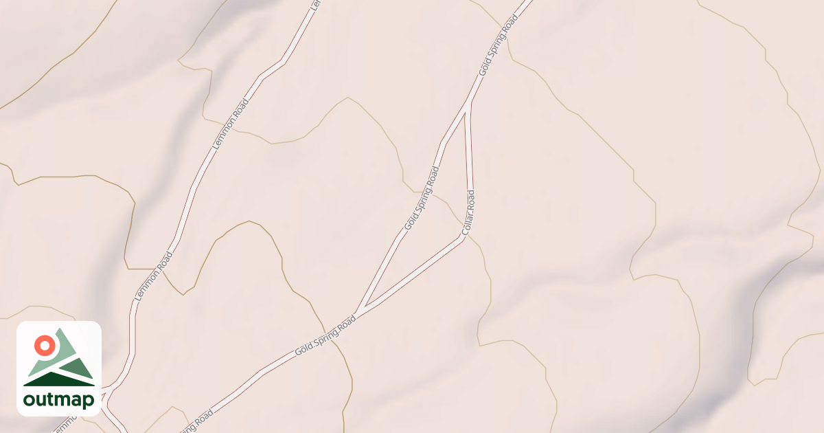 Map of COLLAR ROAD