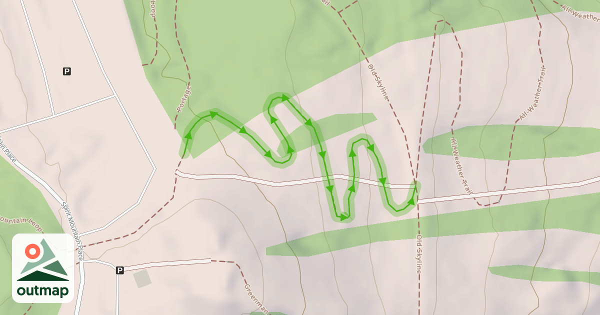 Map of All-Weather Trail