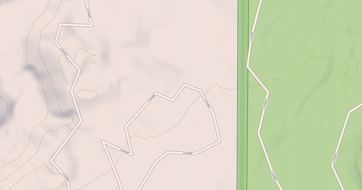 Map preview of Straight Arrows Trail