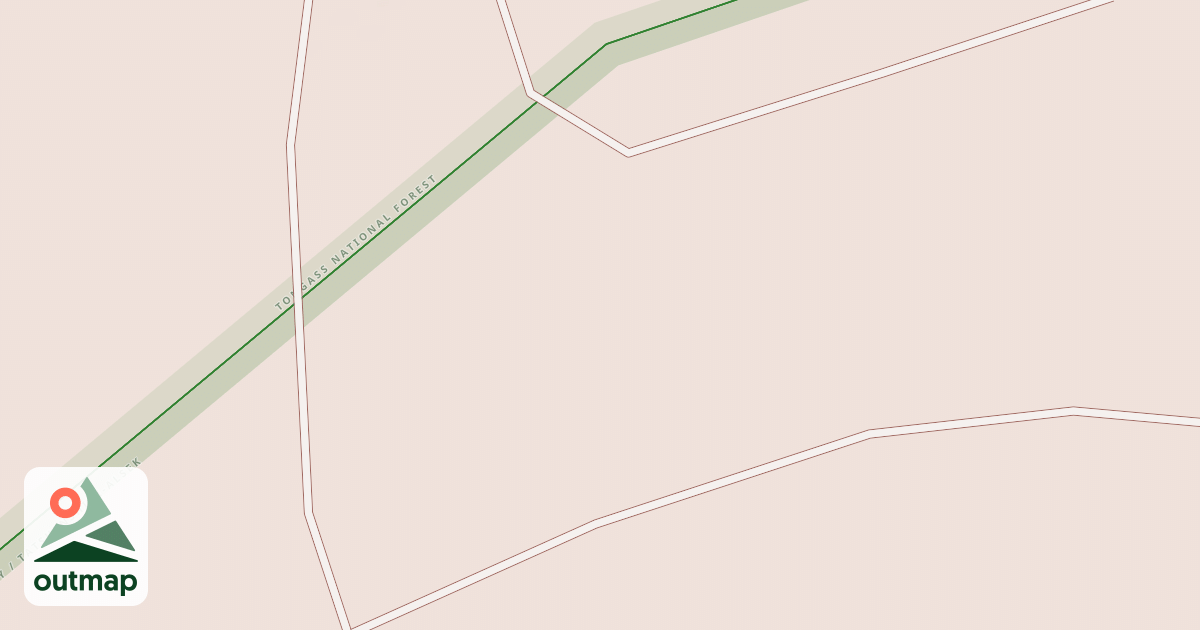 Map of Mcspaden Cutoff Trail