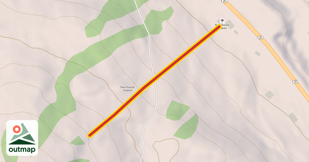 Map of Big Rope Tow