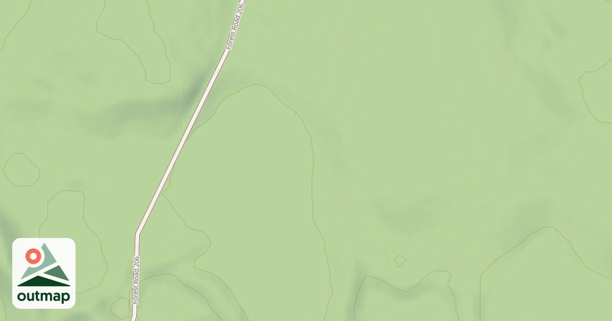 Map of FR 206D