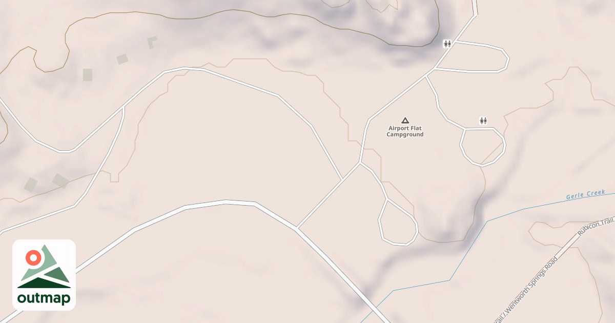 Map of AIRPORT FLAT LOOP AA