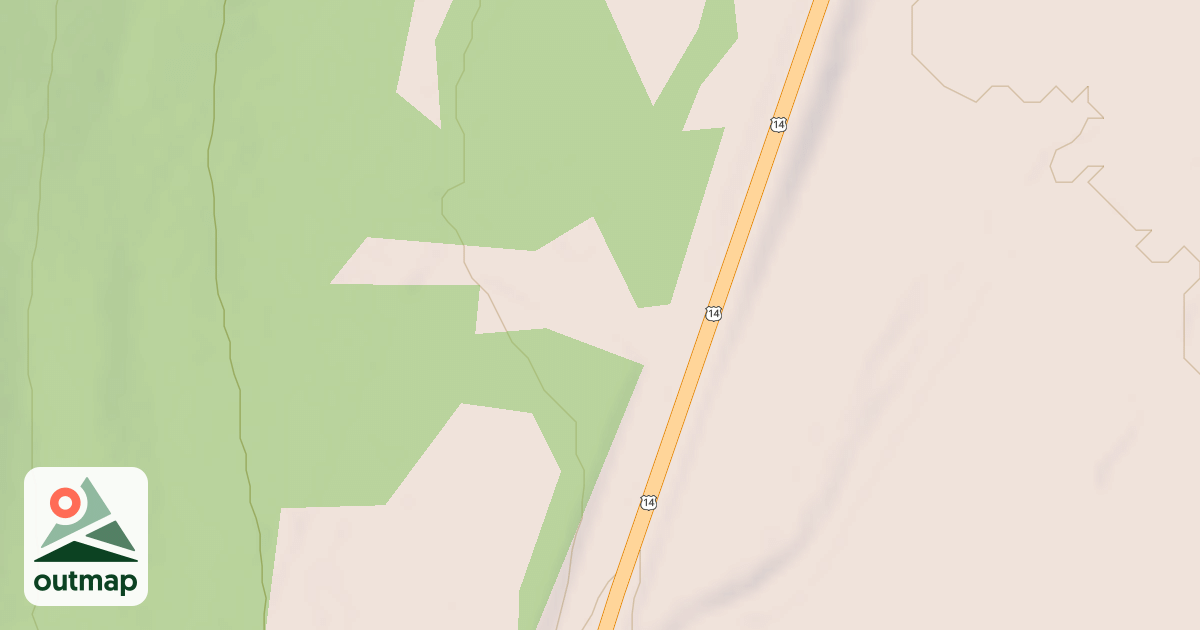Map of LOWER ABER SALE ROAD