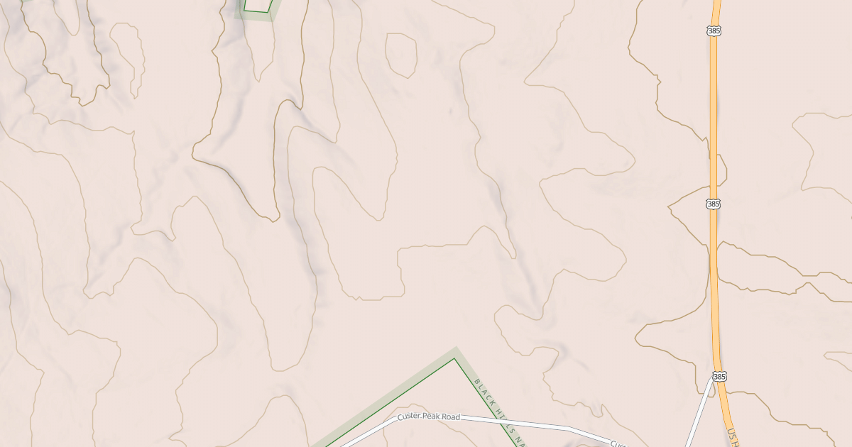 Map preview of CUSTER PEAK  BR 1B