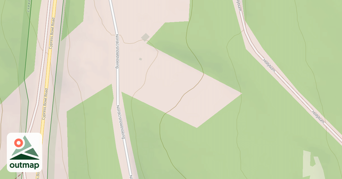 Map of Snow Tubing Park