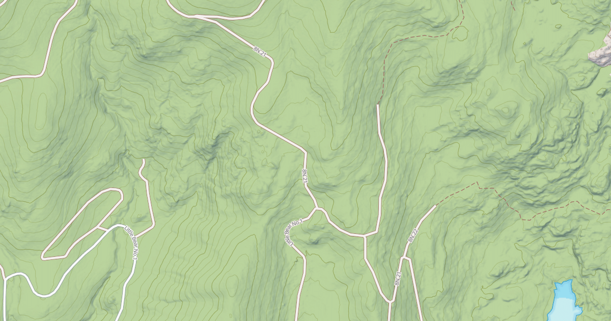 Map preview of SUGAR PINE TIE