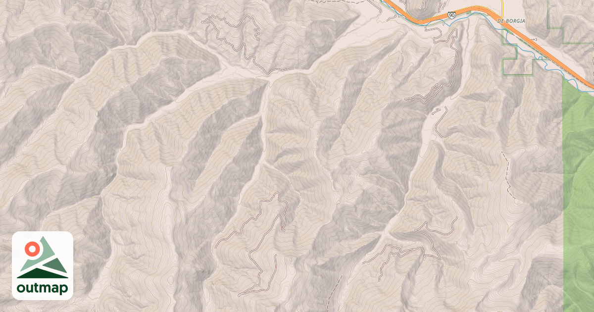 Map of BIG CREEK