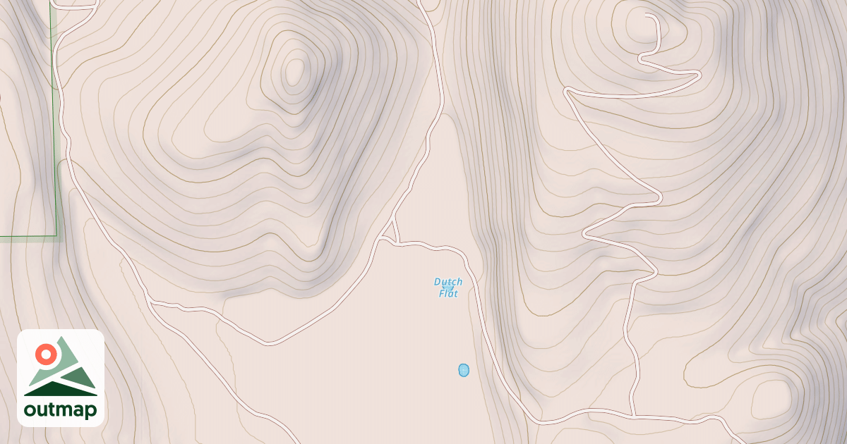 Map of BROWN BUTTE RELAY