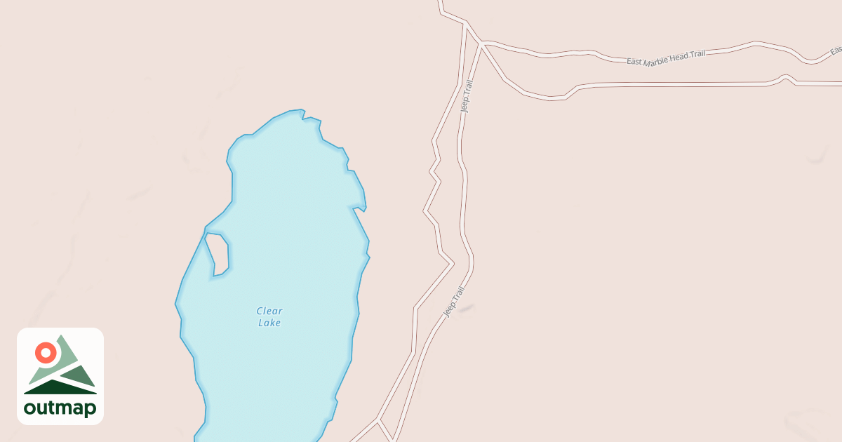 Map of Drummond Island Trail