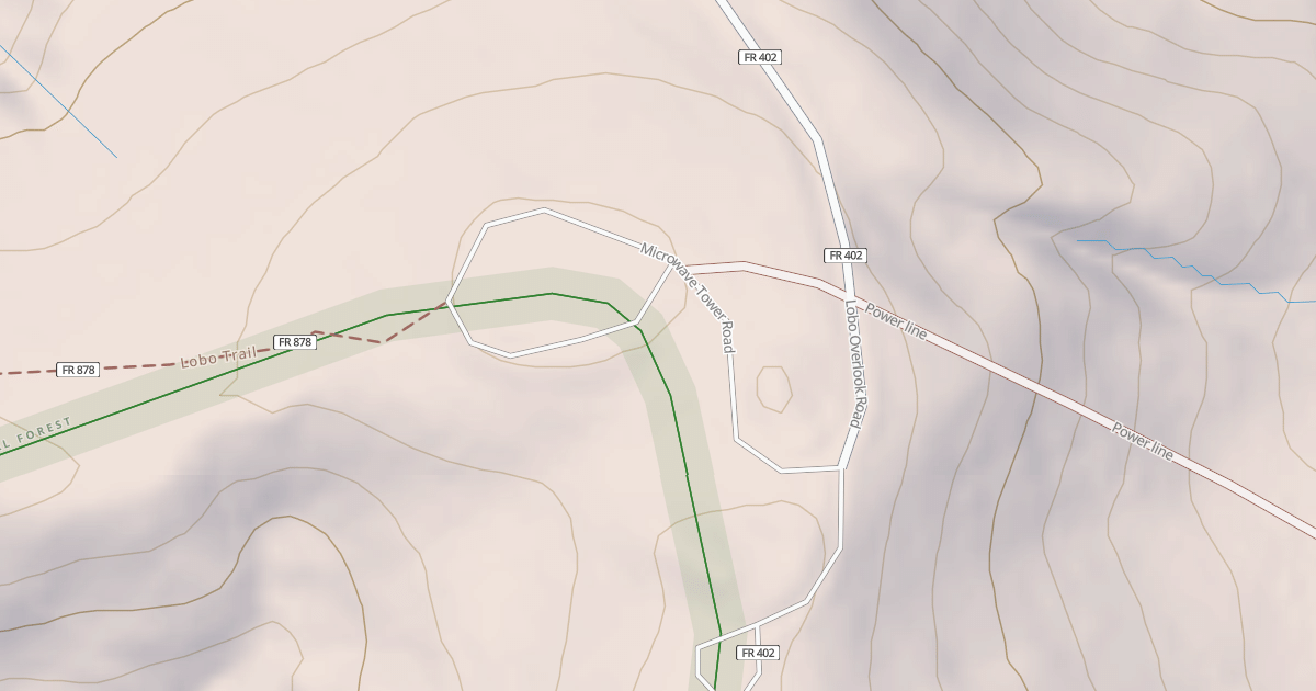 Map preview of MICROWAVE TOWER