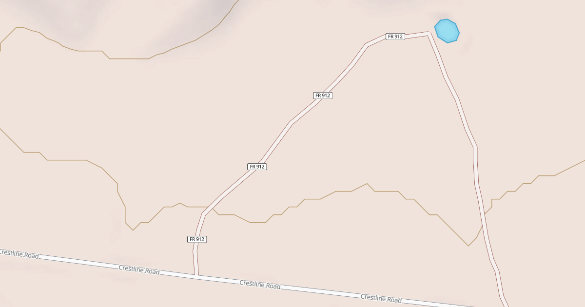Map preview of USFS National Forest System Roads {77A8033D-3DDC-4584-8C81-258A7000EB99}
