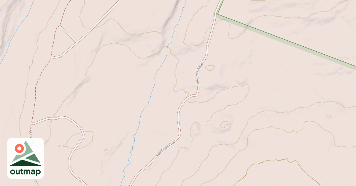 Map of Edgemere-Pecks Pond - Snowmobile Trails