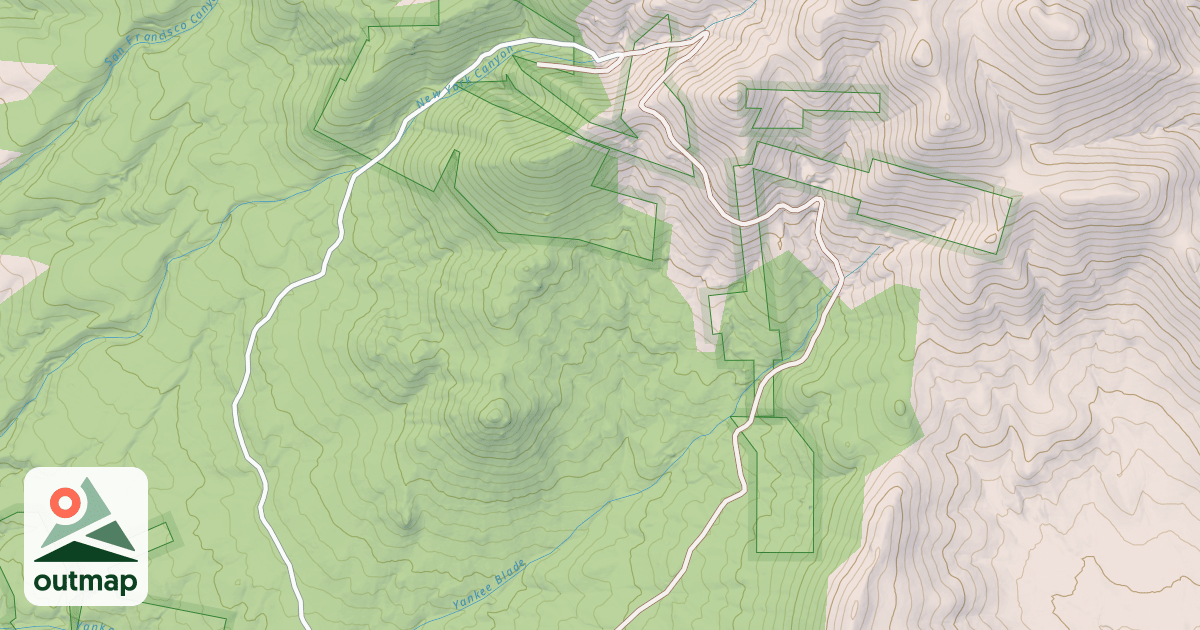 Map of YANKEE BLADE LOOP