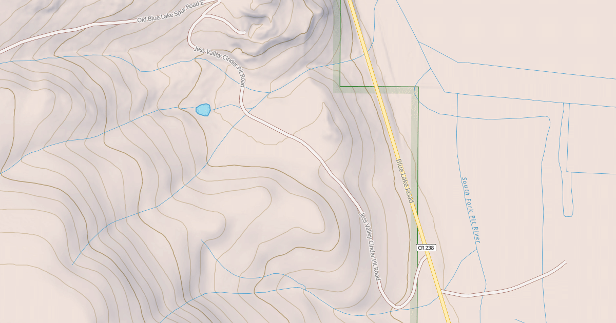 Map preview of JESS VALLEY CINDER PIT