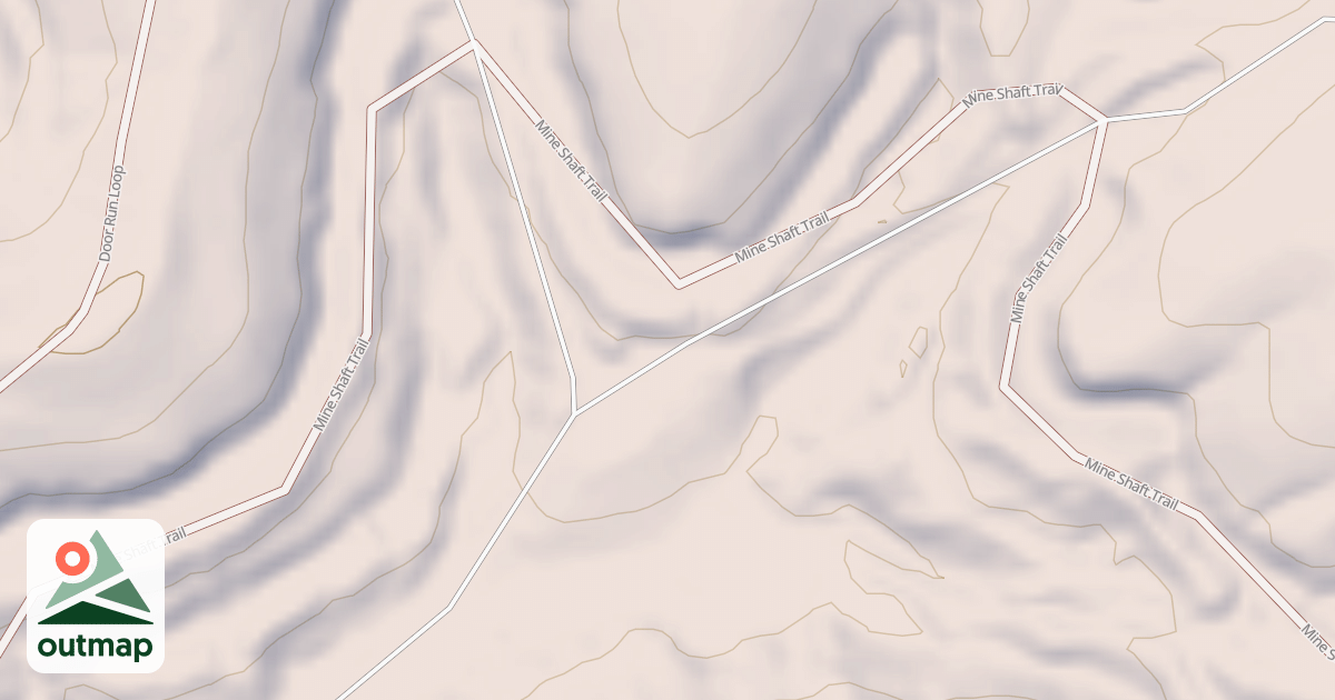 Map of Elm Trailhead Connector