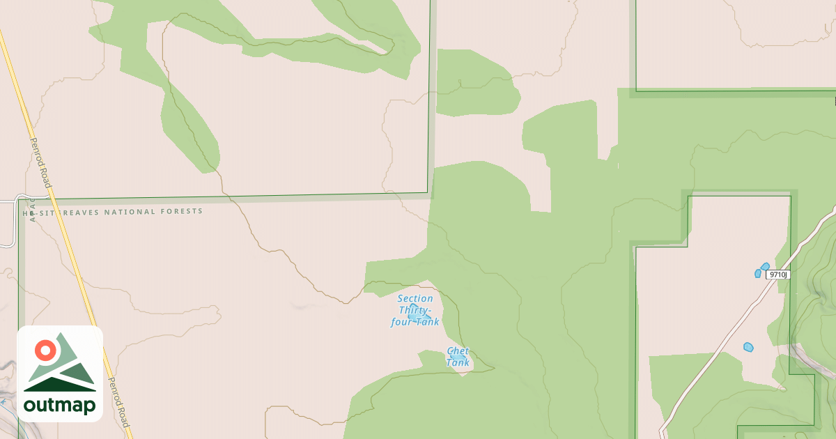 Map of USFS National Forest System Roads {7C8A5253-CADD-45E8-B9A5-47A3A56CE80F}