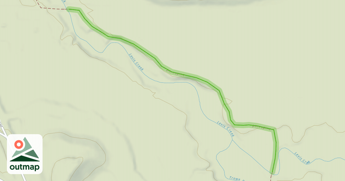 Map of porcupine