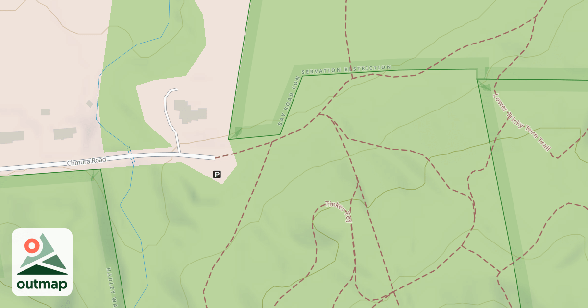 Map of College Ski Trail