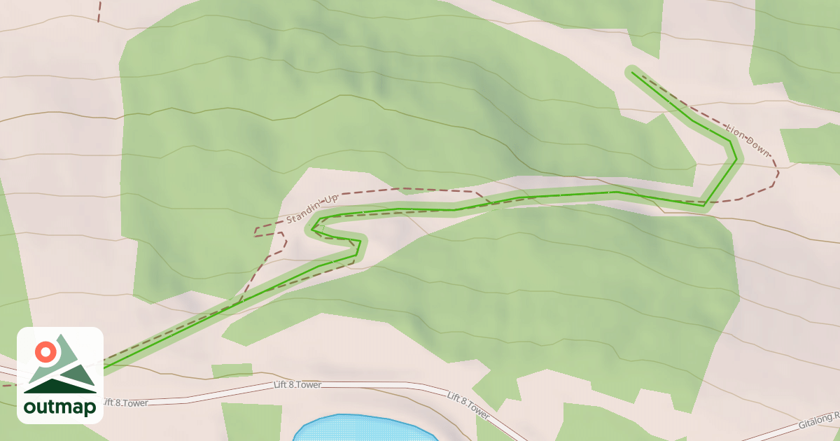 Map of Vail Village Catwalk - Middle