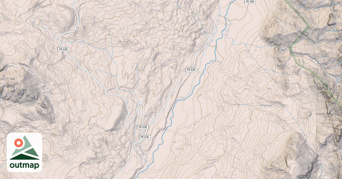 Map of MIDDLE FORK