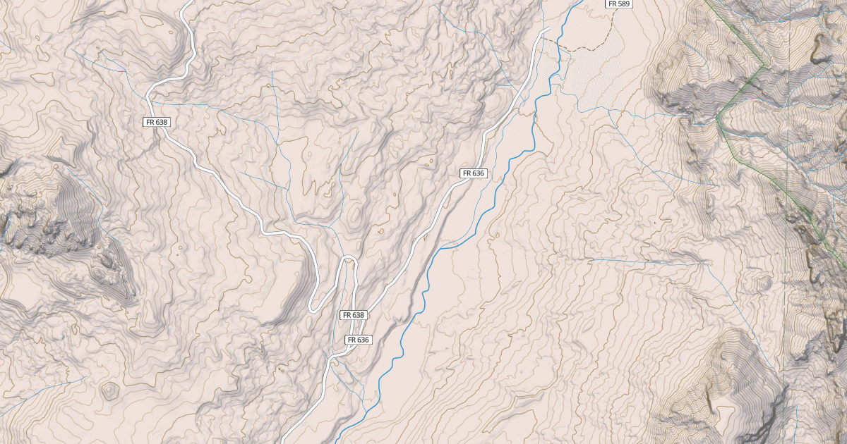 Map preview of MIDDLE FORK