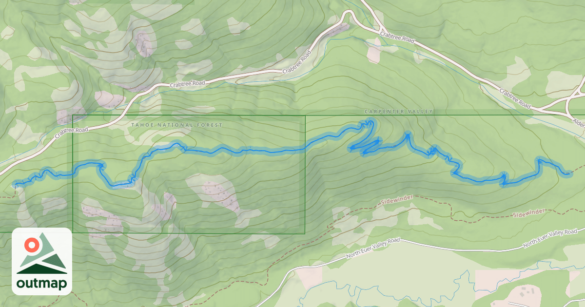 Map of East Mustang Sally
