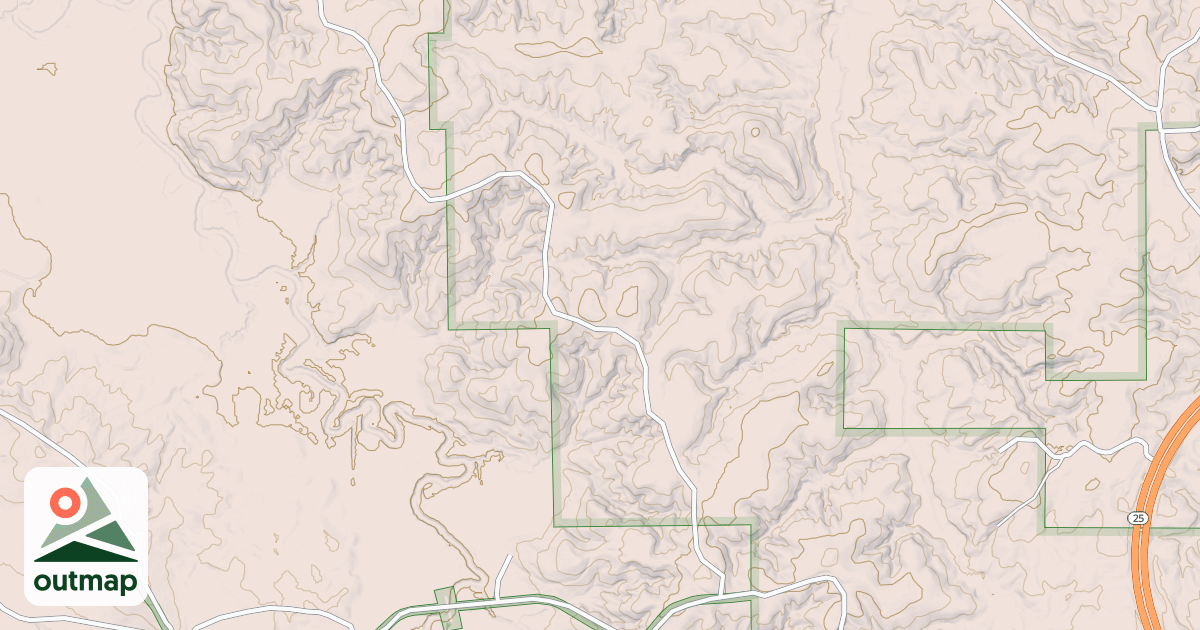 Map of BUCK CLARK ROAD